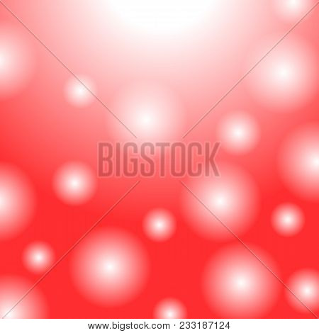 Soft Light Of Abstract Blur Bokeh Background. Vector Image