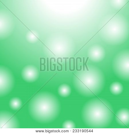 Soft Light Of Abstract Blur Bokeh Background. Vector Image