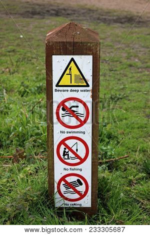 Pond Warning Signs