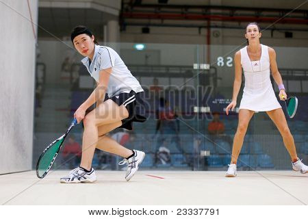 흰색에서 Donna Urquhart (호주)에서 조 찬 (홍콩)에 걸리는 B.JALIL, 말레이시아 3 월 16 일: 