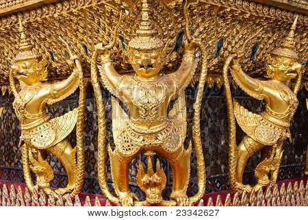 Garuda In Grand Palace Bangkok Thailand.