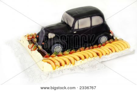 Specjalny tort - stary samochód