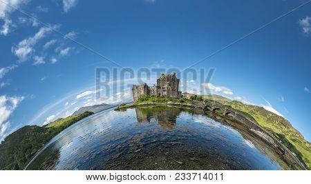 Eilean Donan Castle During A Warm Summer Day - Dornie, Scotland - United Kingdom