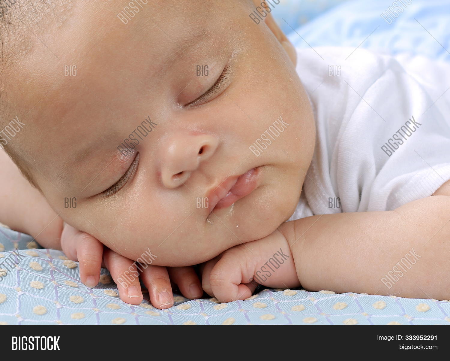 Baby Sleeping Wrapped Image & Photo (Free Trial) Bigstock