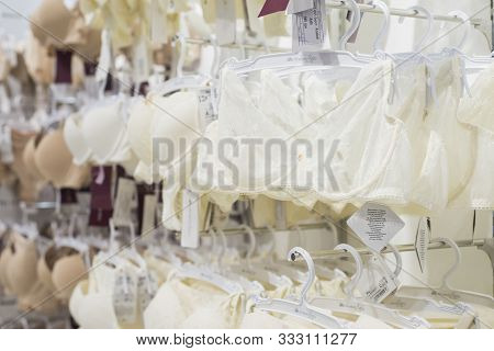 Zaporizhia, Ukraine, October 10, 2019. Anabel Arto Lingerie Store Interior