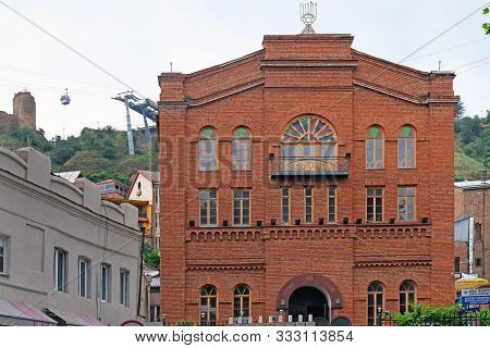 Tbilisi, Georgia - June 6, 2019: The Great Synagogue In Tbilisi, Also The Sephardic, Or The Synagogu