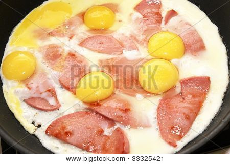 Eier und Speck