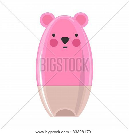 Vector Design Of Pomade And Lipstick Sign. Graphic Of Pomade And Lipgloss Vector Icon For Stock.