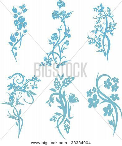 Satz der Blumen-Design