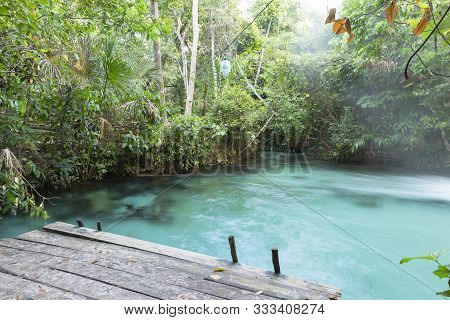 Jalapao State Park In Tocantins Brazil - Cachoeira Da Formiga, Near Mateiros City.