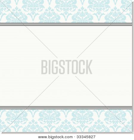 Ornamentales clásicas de la invitación