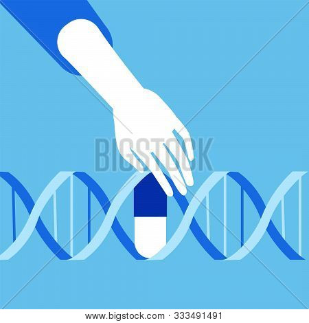 Genetic Engineering. Crispr Cas9 Gene Editing Method