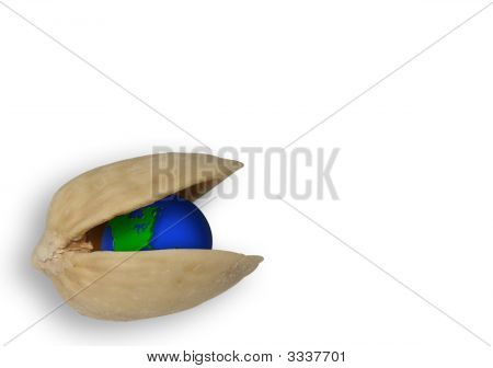 Země v kostce 3D ilustrace