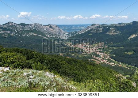 Landscape Near Vratsata Pass At Balkan (stara Planina) Mountains, Bulgaria