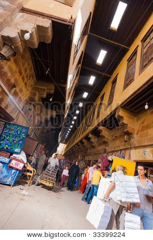 Al Khiamiyya Tentmakers çarşı Cairo eğik