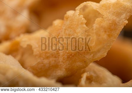 Fried Breadsticks With Salt, Close-up, Selective Focus