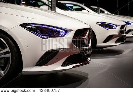 Mercedes-benz Cla 200 Shooting Brake Car Showcased At The Frankfurt Iaa Motor Show. Germany - Septem