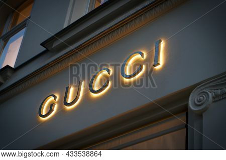 Berlin, Germany - July 17, 2021: Store Of The Italian Fashion Company Gucci On The Kurfuerstendamm I