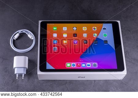 Galati, Romania, March 31, 2021: - Apple Release New Ipad 8th Generation With The Powerful A12 bioni