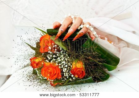 Unusual Bridal Nails