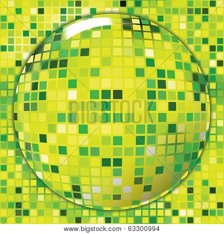 Mosaic Background Stained Glass, Lens Effect