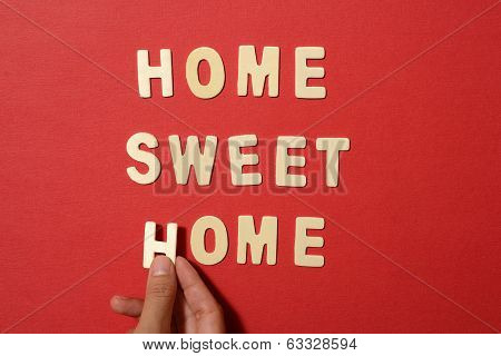 Home Sweet Home Text