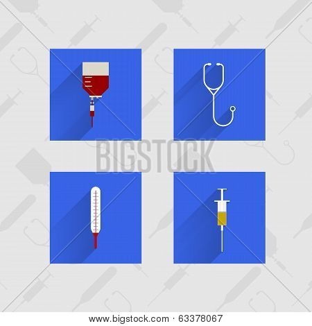 Icons for medicine