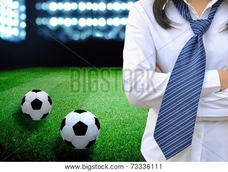 Plan Of Soccer Manager At Soccer Field