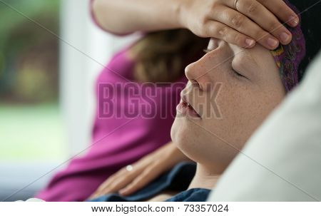 Woman Having Leukemia Feeling Worse