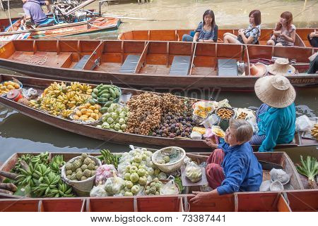 Damnoen saduak floating market  in Ratchaburi