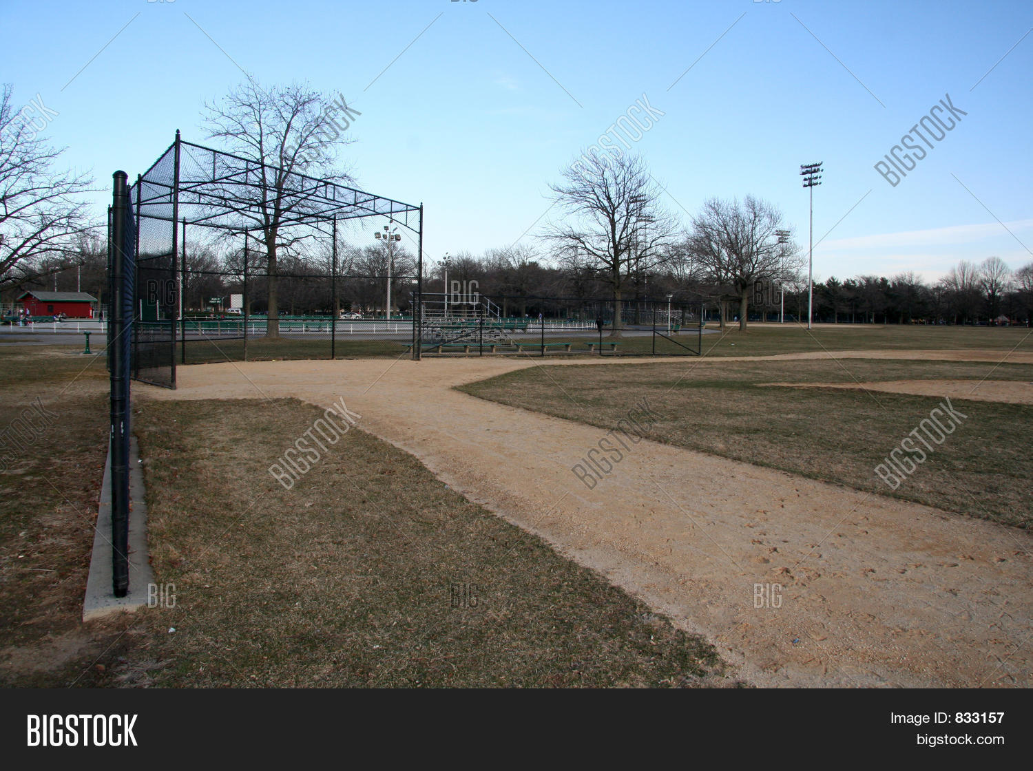 Empty Baseball Field Image & Photo (Free Trial) Bigstock