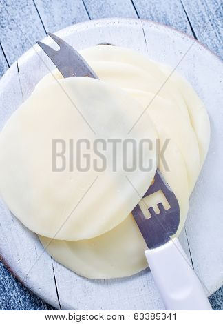 cheese and knife