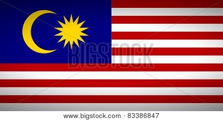 Flag Of Malaysia.