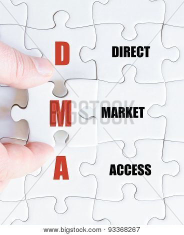 Last Puzzle Piece With Business Acronym Dma