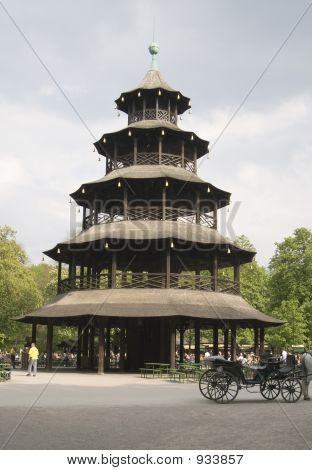 Chinesischer Turm, englischer Garten, München