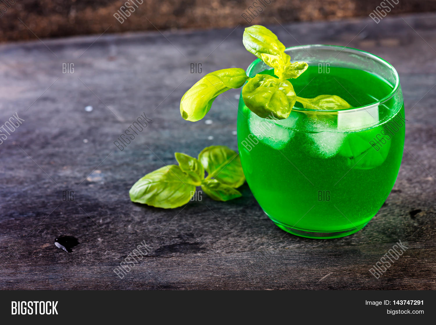 Fresh Juice Basil Image & Photo (Free Trial) Bigstock