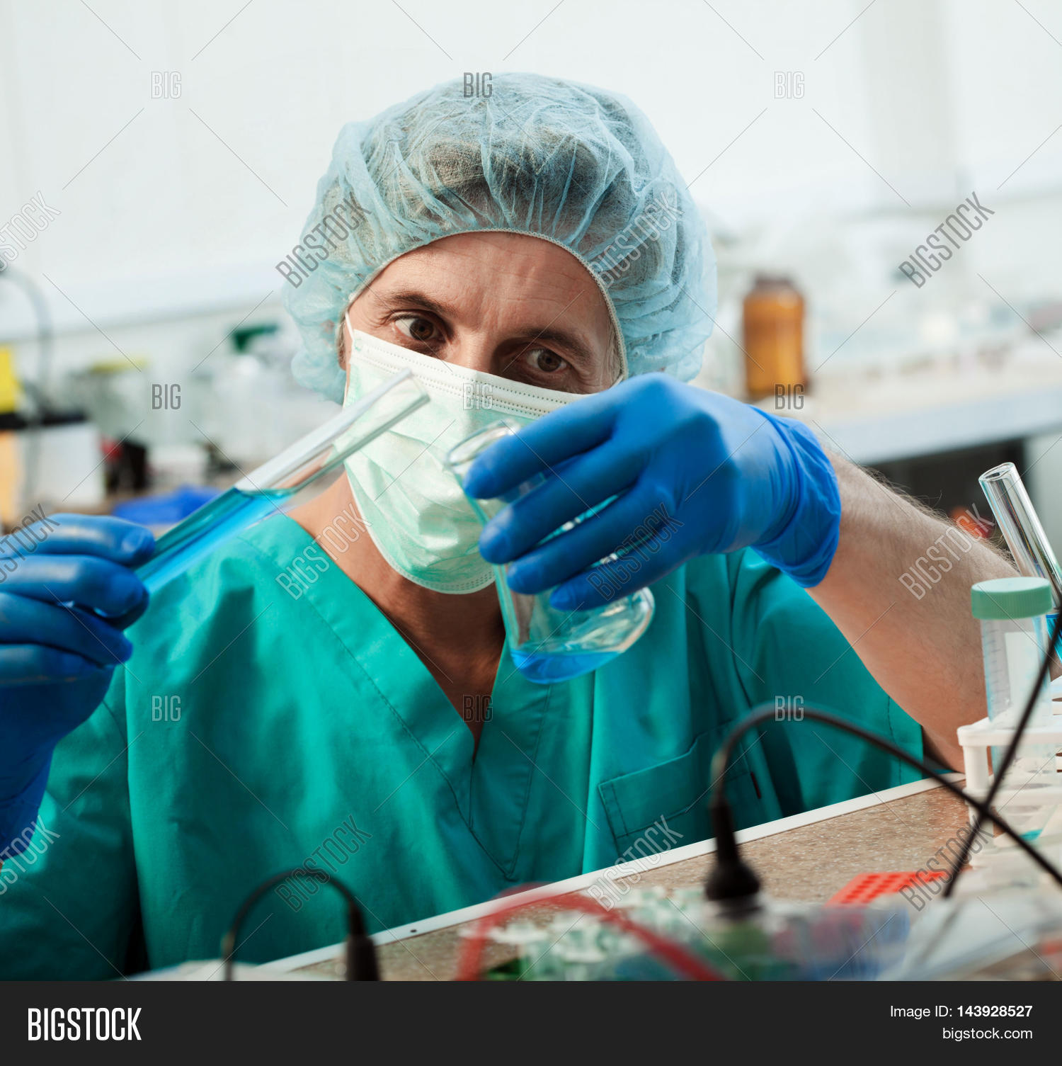 Tester Science Scientist Test Tubes Image & Photo (Free Trial) | Bigstock