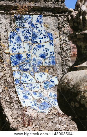 Azulejo In A Quinta In Portugal