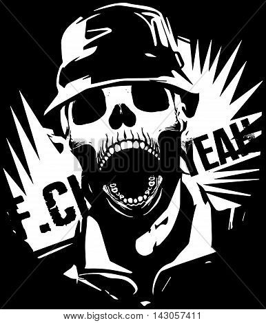 Skull T shirt Graphic Design Anderson Talisca