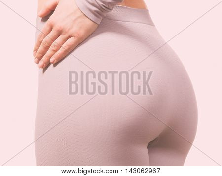 Gorgeous Lady Showing Backside.