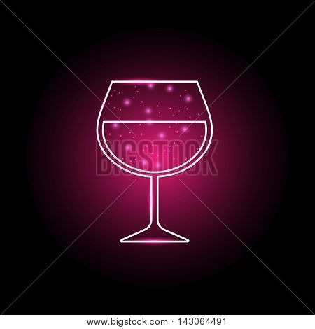 Vector Illustration Wine Glass
