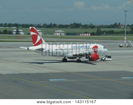 Czech Airlines Airbus A319 In Prague