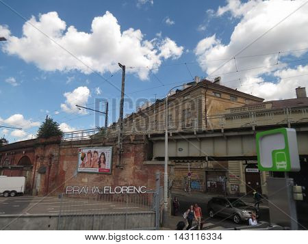 Florenc Bus Station In Prague