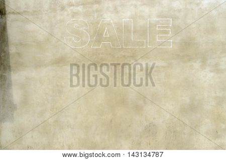Sale sign in a store in London in United Kindgom UK
