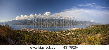 Paklenica canyon National park view on Velebit mountain in Croatia