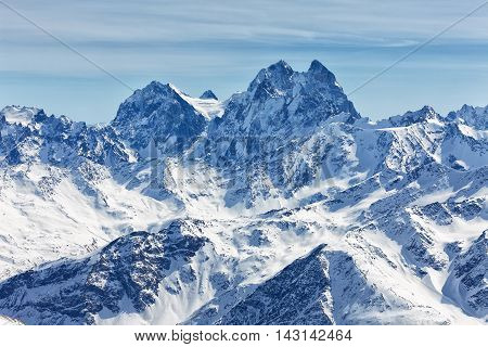Snowcapped Mountains