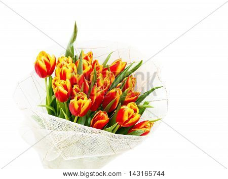 Bouquet Of Orange Tulips