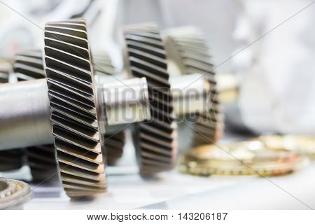 Close Up Cog Wheels Gears