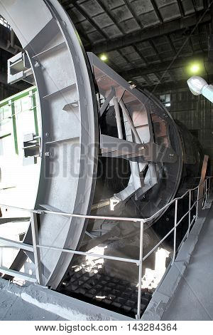 Donetsk Coal Unloading Station. Boxcar With Coal. Chp. Production And Loading Of Black Gold. Freight