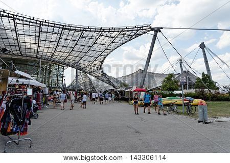 MUNICH GERMANY - 4 AUGUST 2015: Part of 